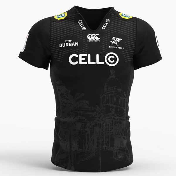 Maillot Rugby Sharks Domicile 2018 Noir